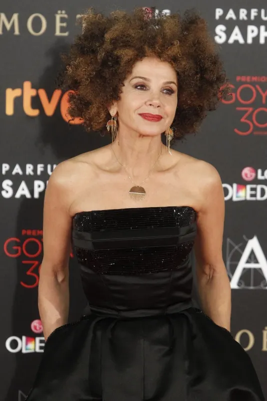 victoria abril attends the 2016 goya cinema awards held at the marriott auditorium hotel in madrid, spain, on february 06, 2016 photo by archie andrews abacapresscom , 533537 036 madrid espagne spain