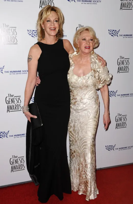 melanie griffith and mother tippi hedren attend the 24th genesis awards held at the beverly hilton hotel in los angeles, ca, usa on march 20, 2010 photo by lionel hahn abacapresscom , 224230 009 los angeles