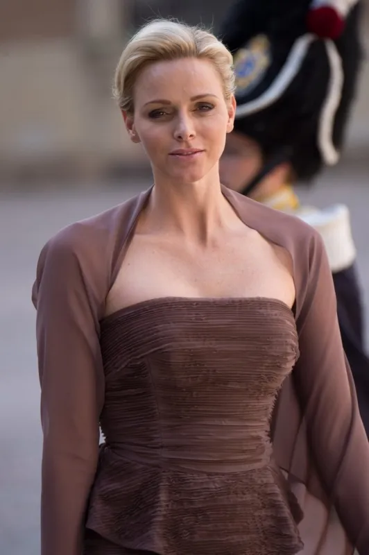 princess charlene of monaco attending the wedding of swedish princess madeleine and chris o'neill at the chapel of the royal palace in stockholm, sweden, 08 june 2013 photo by nicolas gouhier abacapresscom