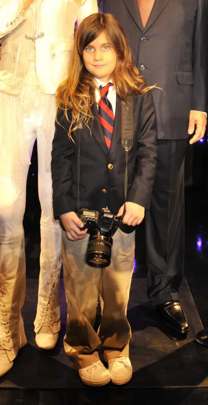 unveiling of celine dion and rene angelil wax figure - paris