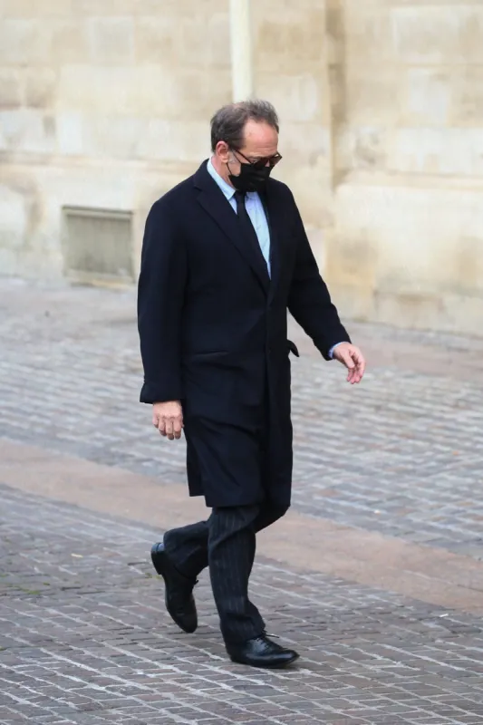 vincent lindon during the funeral service for french actor gaspard ulliel after he died at 37 following a skiing accident on january 19, 2022 at the saint-eustache church in paris on january 27, 2022 photo by bu nasser berzane abacapresscom