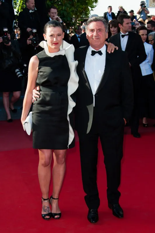 daniel auteuil and aude ambroggi arriving for 'la venus a la fourrure' screening held at the palais des festivals in cannes, france on may 25, 2013, as part of the 66th cannes film festival photo by nicolas genin abacapresscom