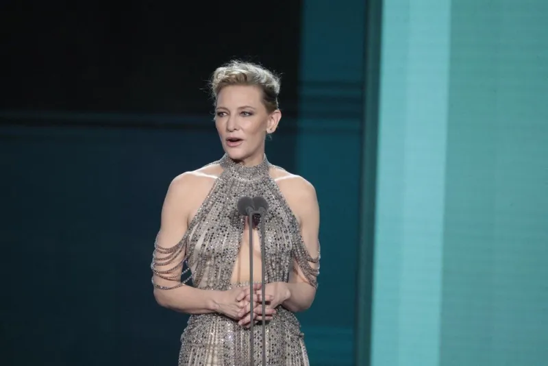 actress cate blanchett during the 36th annual goya film awards in valencia on saturday 12 february, 2022 photo by gtres abacapresscom , 798129 018 valencia espagne spain