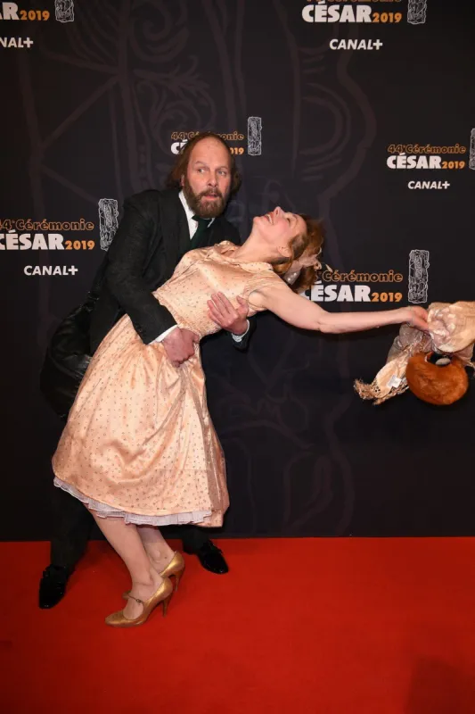 julie depardieu and philippe katerine on the red carpet while arriving to the 44th annual cesar film awards ceremony held at the salle pleyel in paris, france on february 22, 2019 photo by david niviere abacapresscom , 671774 249 paris france