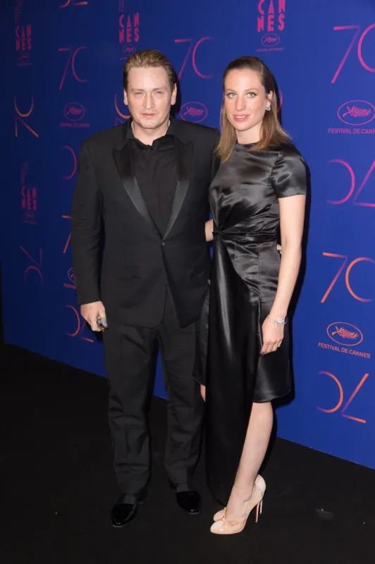 benoit magimel arriving on the red carpet of the 70th anniversary during the 70th annual cannes film festival at palais des festivals in cannes, france, on may 23, 2017 photo by nicolas genin abacapresscom