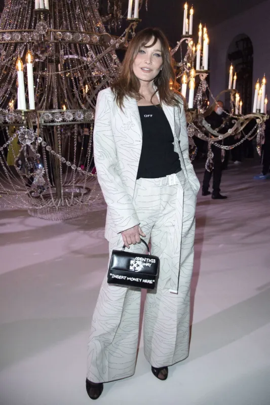 pfw off white front row