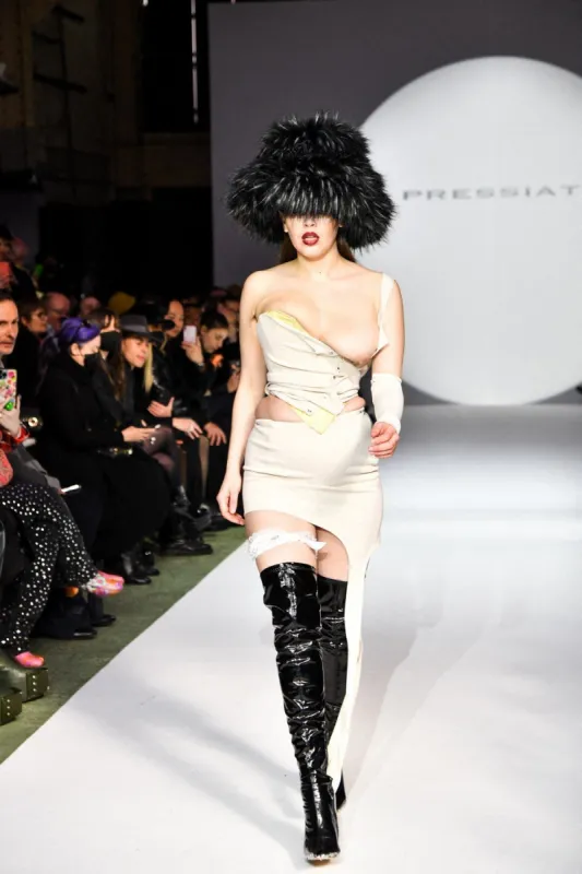 pfw - michaela starks models for pressiat