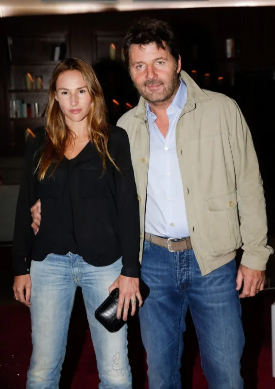 philippe lellouche and his wife vanessa demouy attending party to celebrate the 10th anniversary of 'hotel de sers', in paris, france on september 10, 2014 photo by jerome domine abacapresscom , 465584 015 paris france