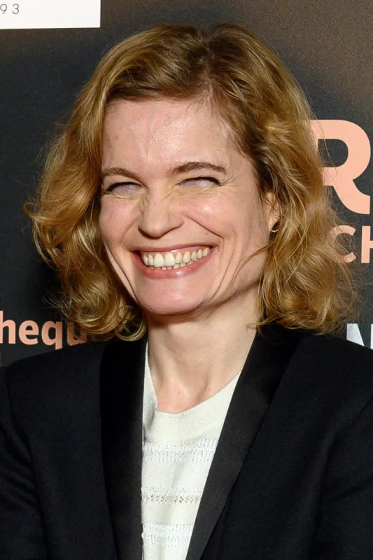 sarah biasini attends the romy schneider exhibition at la cinematheque francaise on march 14, 2022 in paris, france photo by laurent zabulon abacapresscom , 802362 025 paris france