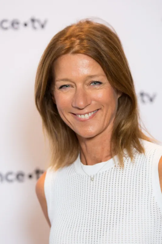 carole gaessler during france television press conference at pavillon gabriel in paris, france on august 24, 2021 photo by nasser berzane abacapresscom , 777745 134 paris france