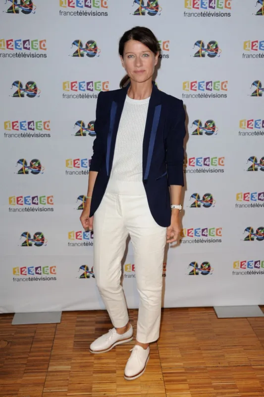 carole gaessler attending the france televisions 2016 2017 press conference in paris, france on june 29, 2016 photo by alban wyters abacapresscom , 553182 049 paris france