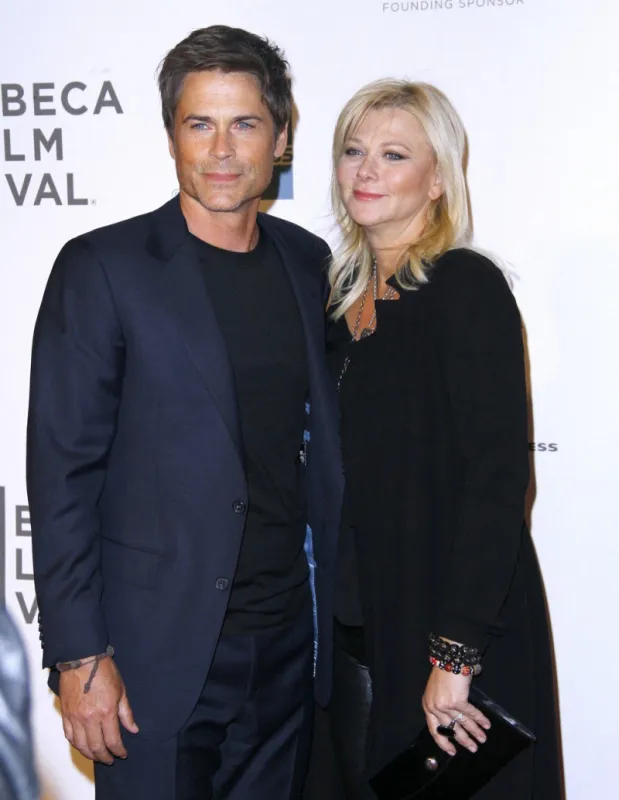 rob lowe and sheryl berkoff attend the knife fight premiere at bmcc tpac in new york city, ny, usa, on april 25, 2012 photo by donna ward abacapresscom