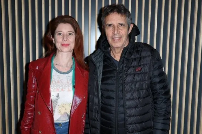 julien clerc and his wife helene gremillon attending the premiere seule la terre est eternelle held at ugc danton, in paris, france, on march 22, 2022 photo by jerome domine abacapresscom