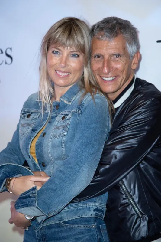 nagui and melanie page attending the les fantasmes premiere at the pathe wepler cinema in paris, france on june 24, 2021 photo by aurore marechal abacapresscom , 770252 036 paris france
