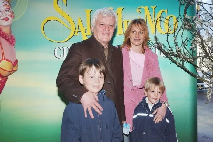 french actor and producer jacques perrin and his familly attend the french canadian circus show 'cirque du soleil' in boulogne-billancourt, near paris, france on april 7, 2005 photo by giancarlo gorassini abaca
