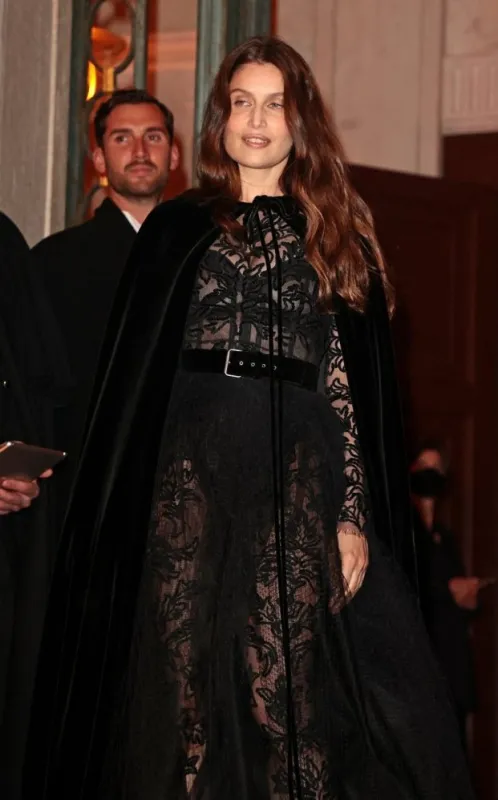 laeticia casta arriving at the gala dinner organized by dior to celebrate the opening of the 59th biennale of art in venice, italy on april 23, 2022 photo by matteo chinellato  ipa abacapresscom , 807278 007 venise venice italie italy