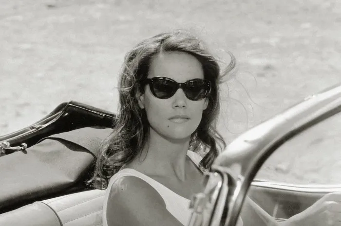 claudine auger, circa 1964 photo by ha photoshot abacapresscom <motcle99> sunglasses < motcle99> , 713919 004 royaume uni united kingdom