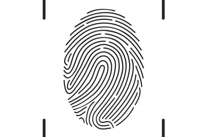 fingerprint scan icon