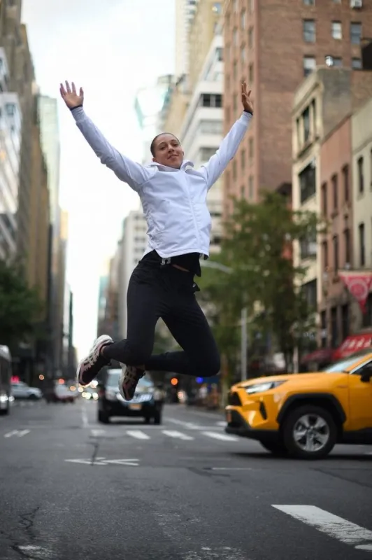diane parry (fra) during a photoshoot in manhattan, in new york city, usa, on august, 24, 2019 photo by corinne dubreuil abacapresscom , 696705 007 new york city etats-unis united states