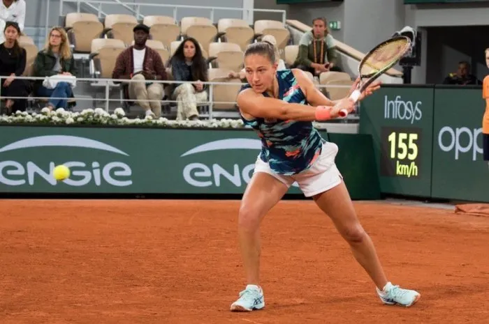 diane parry playing during french open tennis roland garros 2022 on may 23, 2022 in paris, france photo by nasser berzane abacapresscom <motcle99> tennis tennis < motcle99> , 811367 016 paris france