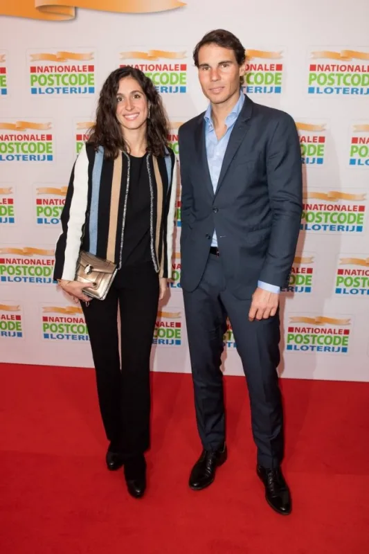 rafael nadal and his partner xisca perello at the good money gala of the postcode lottery at theater carre in amsterdam, the netherlands (photo by dppa sipa usa) , 625924 007 amsterdam pays-bas netherlands