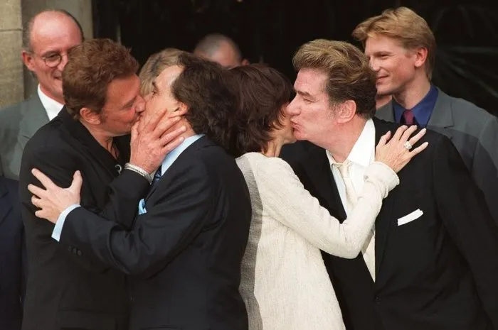 mariage civil de michel sardou et anne-marie périer