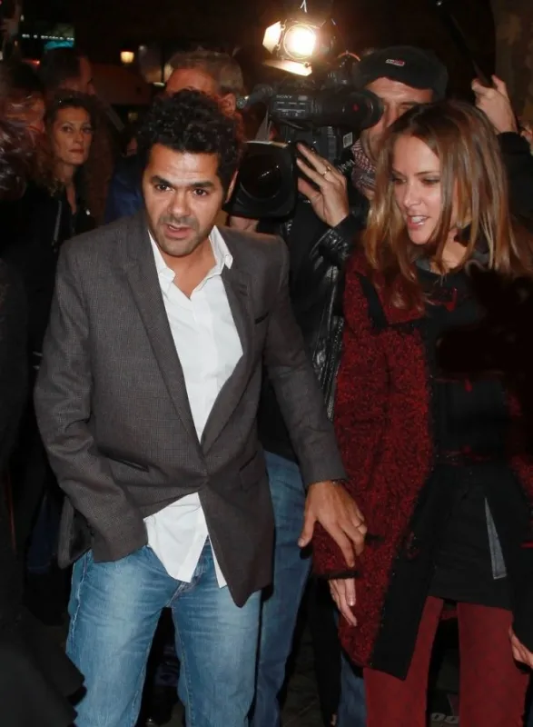 jamel debbouze and melissa theuriau attending the french premiere of 'hollywoo' held at gaumont marignan theater in paris, france on november 21, 2011 photo by denis guignebourg abacapresscom