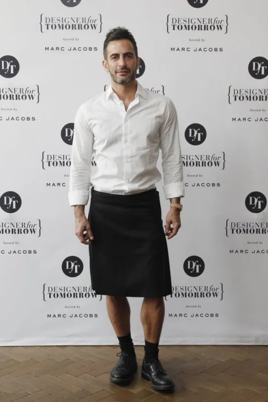 marc jacobs posing during the press conference for designer for tomorrow in berlin, germany on may 12, 2011 photo by action press abacapresscom