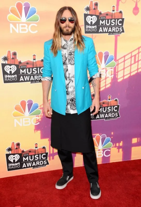 jared leto attending the 2014 iheartradio music awards at the shrine auditorium in los angeles, ca, usa on may 1, 2014 photo by sara de boer startraks abacapresscom