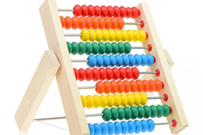 wooden abacus or abakan educational toy for children multicolored wooden abacus