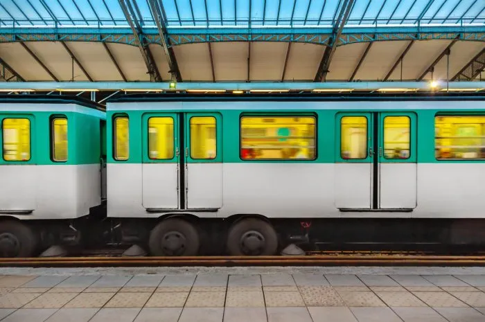 metro station in paris