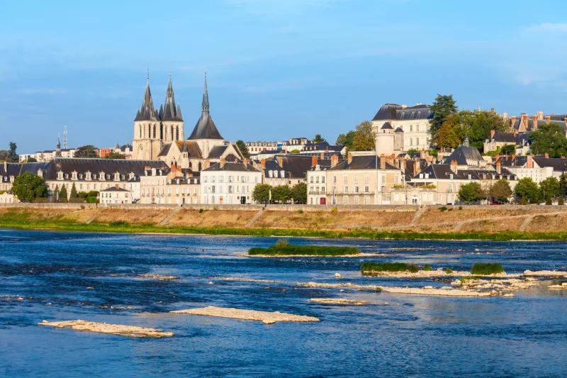 st nicholas church in blois city in france