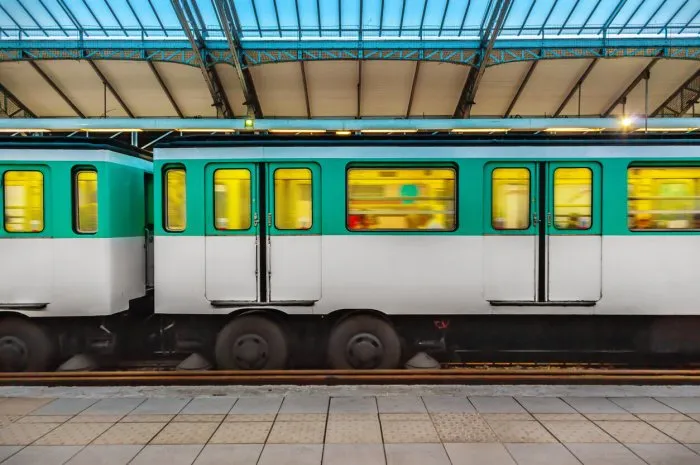 metro station in paris