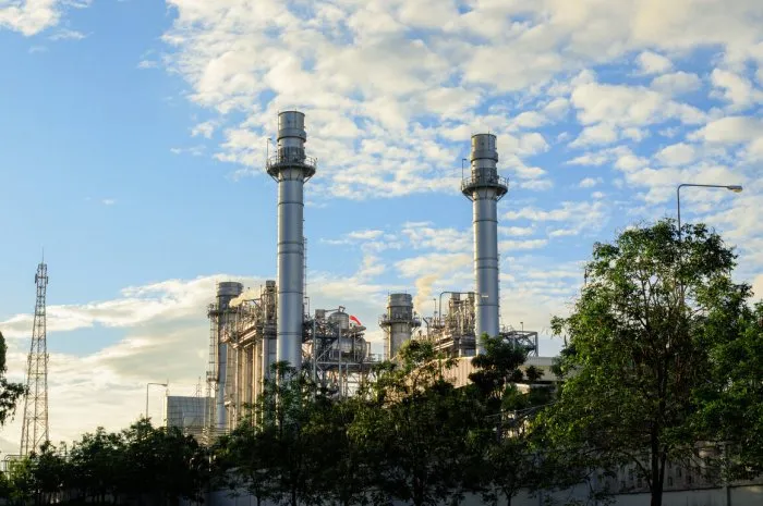 gas turbine electrical power plant with twilight