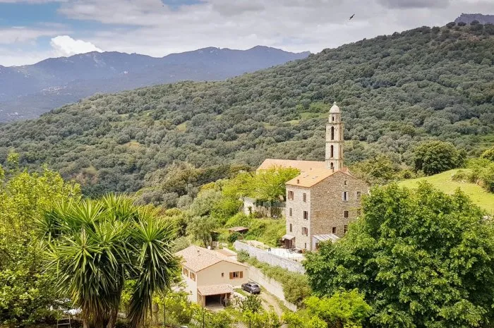 view of fozzano in corsica