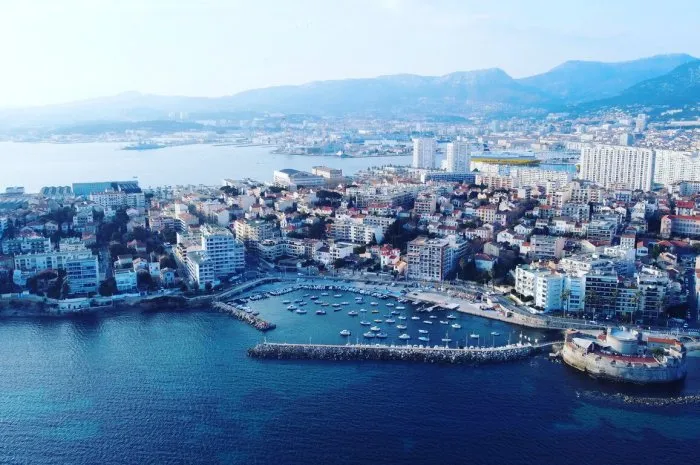 toulon is a city on the french riviera and a large port on the mediterranean coast, with a major naval base