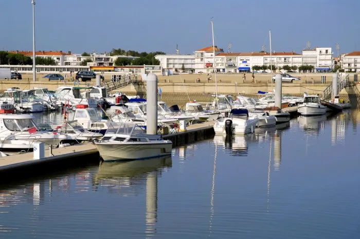 port of royan in france, region charentes-poitou, department charente maritime