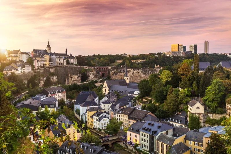 the nice city of luxembourg in europe