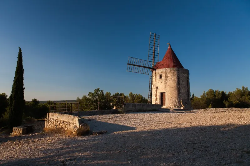 windmill of alphonse daudet in fontvieille