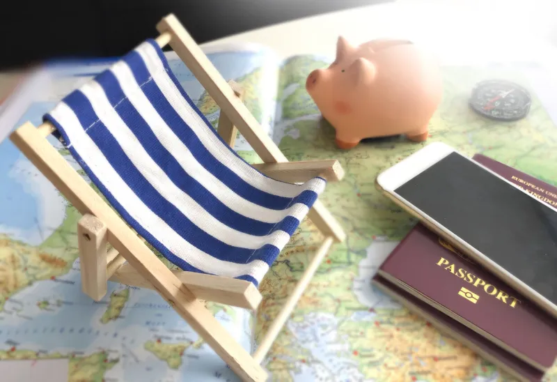 travel, map, smartphone