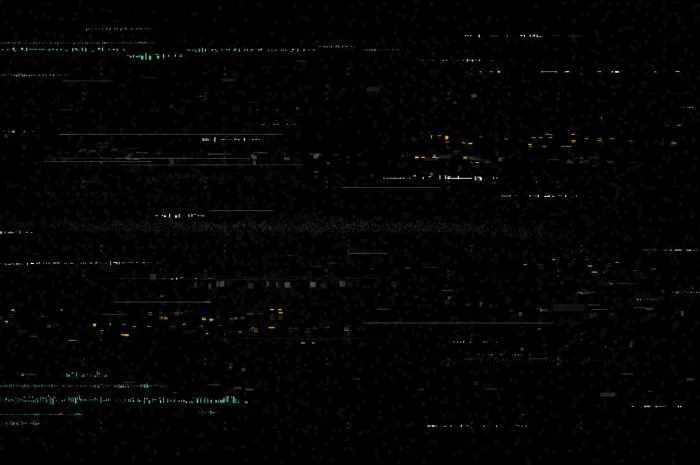 glitch background video distortions on black backdrop digital signal error color pixel noise with distorted lines television glitch and random shapes no signal vector illustration