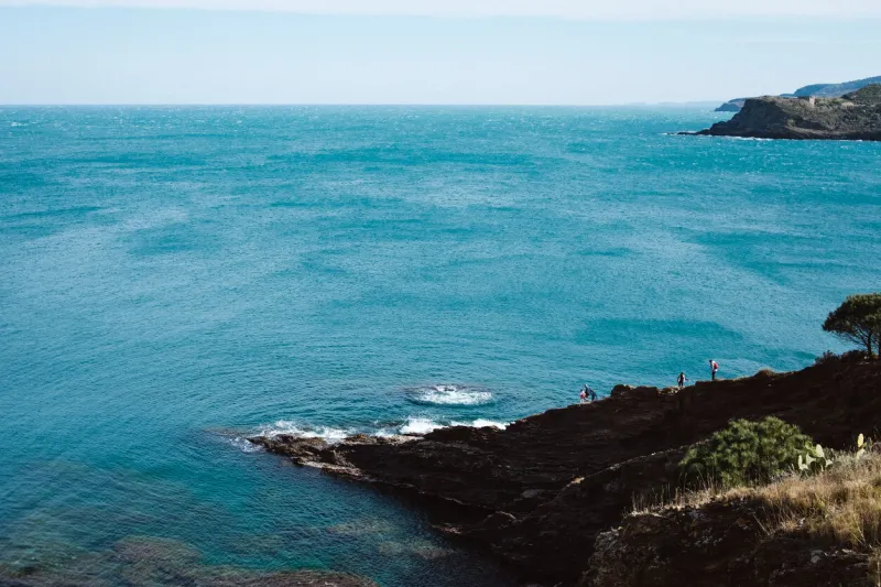 magnificent collioure beach in occitanie