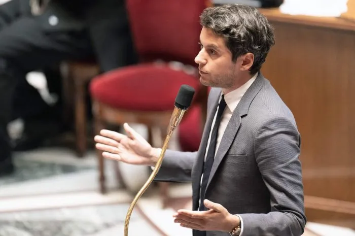 junior minister for public accounts gabriel attal attends a session of questions to the government at the french national assembly, on june 13, 2023 in paris, france photo by david niviere abacapresscom , 856898 114 paris france