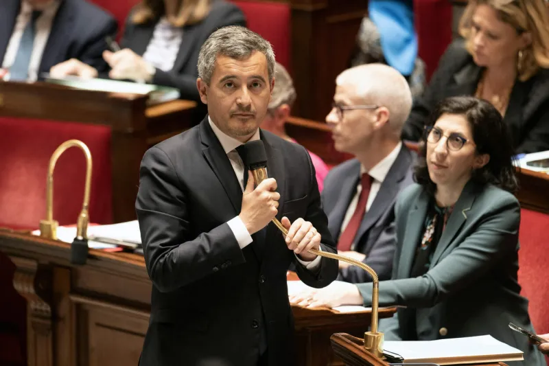 minister of the interior and overseas, gerald darmanin attends a session of questions to the government at the french national assembly, on june 13, 2023 in paris, france photo by david niviere abacapresscom , 856898 032 paris france