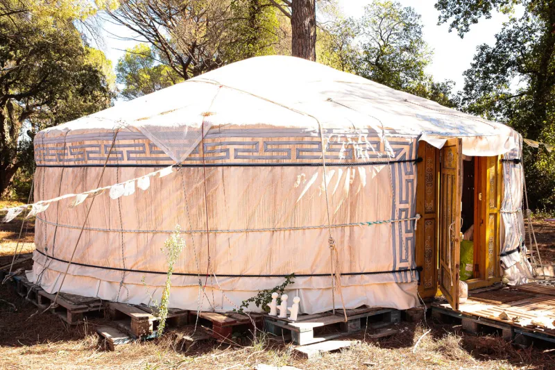 traditional mongolian yurt