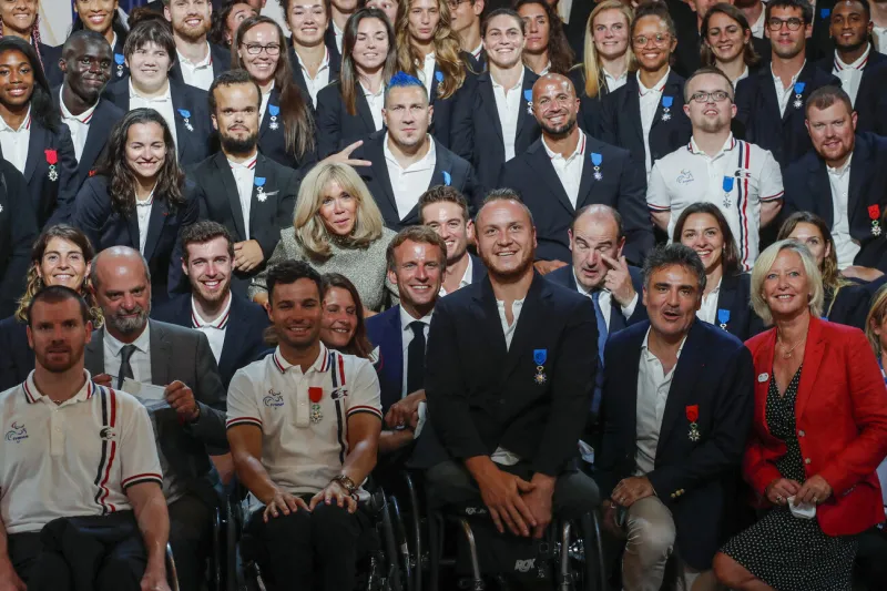 cérémonie en l'honneur des 187 médaillés olympiques et paralympiques - paris