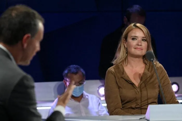 pascale de la tour du pin lors de la conférence de presse de bfm tv à paris, france, le 25 août 2021 photo by eliot blondet abacapresscom