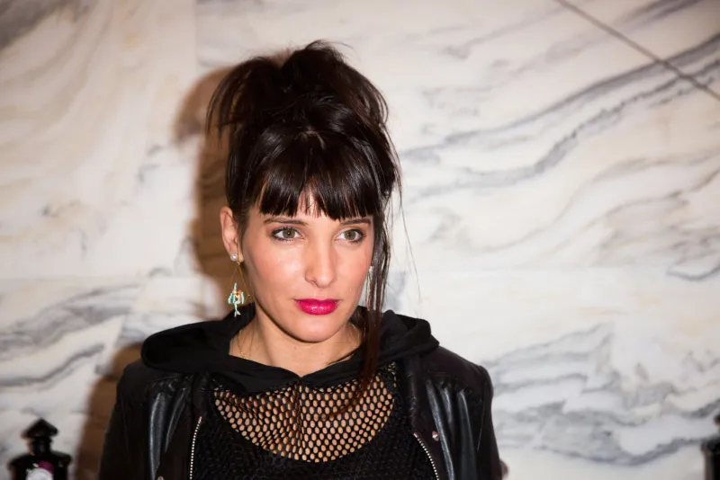 erika moulet lors de la soirée vip le coq sportif x guerlain a paris à paris, france, le 23 octobre 2018 photo by nasser berzane   abacapresscom