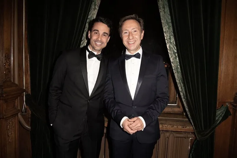 exclusif - stéphane bern et yori bailleres assistent au cocktail de bienvenue au musée vladimir à saint-pétersbourg, le 30 septembre 2021, russie photo by david niviere abacapresscom