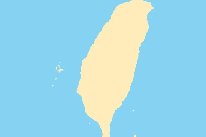map taiwan (china) vector background isolated country texture